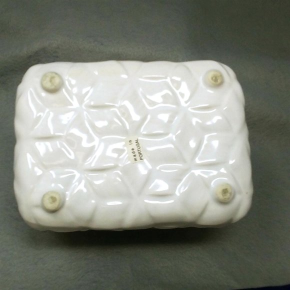 Decorative Fruit Basket Ceramic One Pc. Made in Portugal Vintage Kitchen Decor - Picture 8 of 9